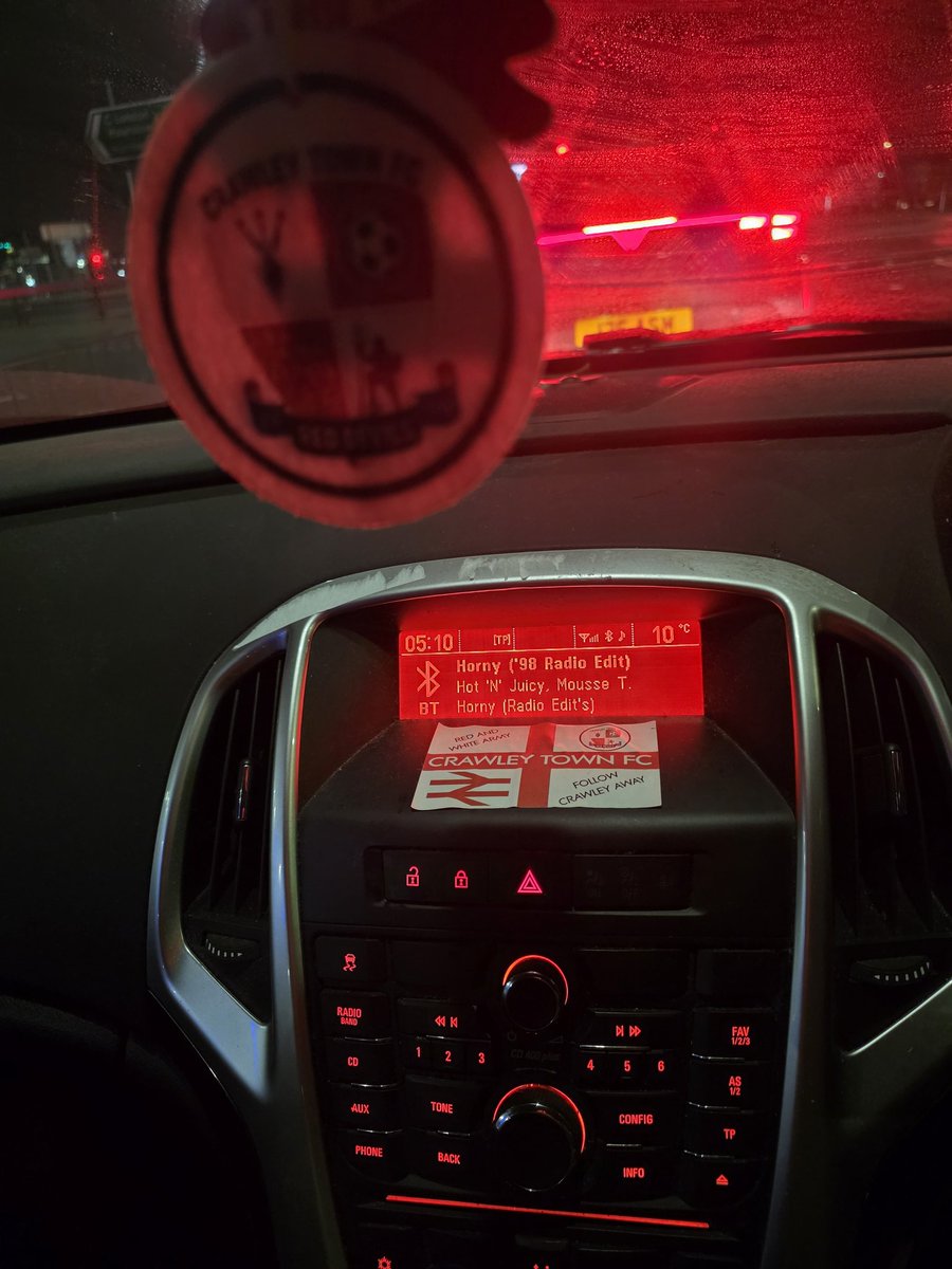 Starting the day right <a href="/crawleytown/">Crawley Town FC</a>