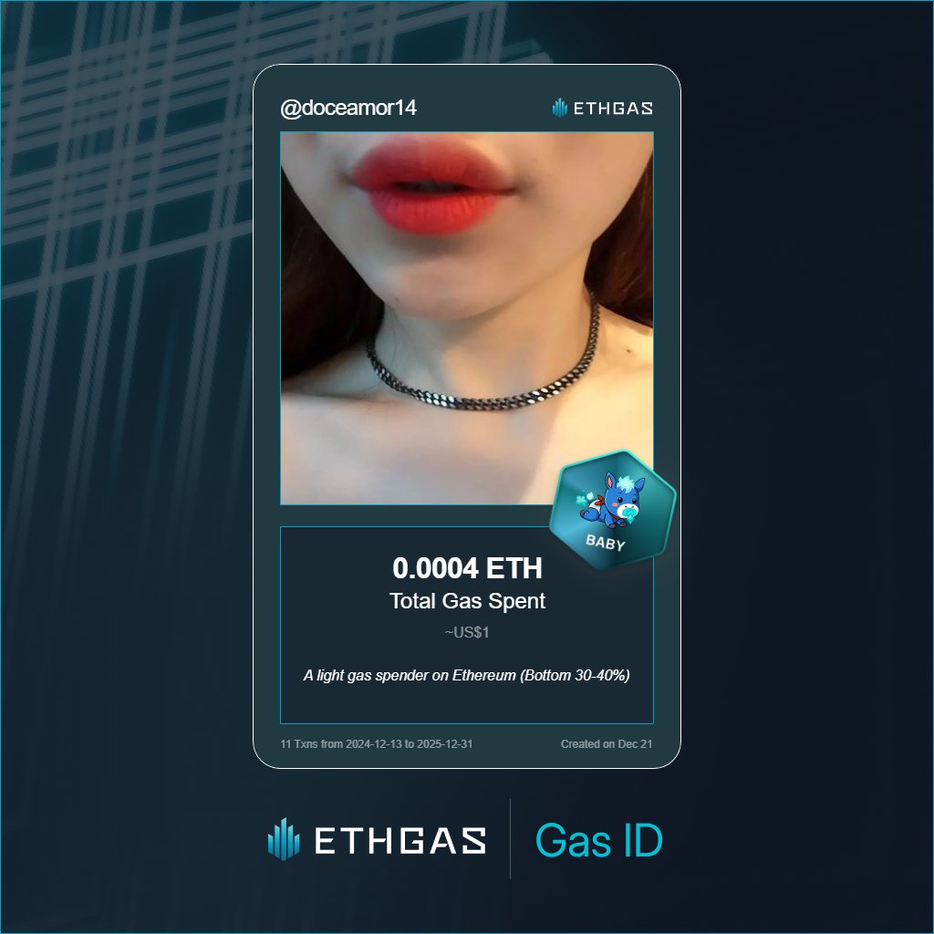 Doce Amo| ETHGas ⛽ tweet media