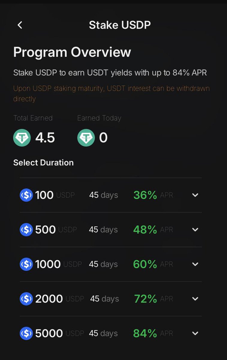 VFXCRYPTO1's tweet image. If you're into RWA and DeFi, you might wanna check this out. No need to deposit anything, just do some tasks, stake, and start earning USDT daily.

Perkins is handing out ownership through USDP, which stands for Perkins Digital Equity. Hold it, and you're basically sharing in…