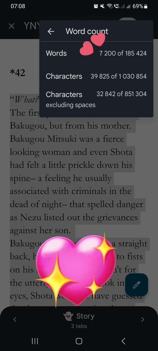 jj_foreverr's tweet photo. Yurei's chapter stats!! 🥰🥰 coming in strong with this chapter cuz it's usually somewhere between 5 to 6k 😁 also I left in a little tease because I'm just cool cool like that ^^ honestly can't wait to post it later!!
#mhafanfic https://t.co/U4cBge9o3l