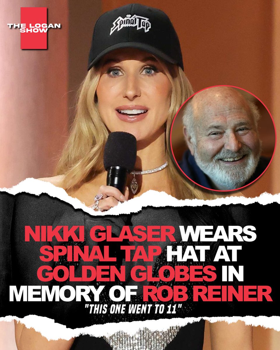 A great and subtle tribute to Rob Reiner by Nikki Glaser at the Golden Globes rocking a Spinal Tap hat and ending the awards by saying “this one went to 11.”❤️‍🩹
