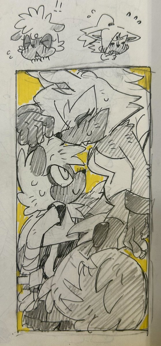 wispangle's tweet image. Encerradas 🤍🧡
Day #281
#tanglethelemur #WhisperTheWolf #Whispangle #TangleAndWhisper #Tangsper #sonicfanart #sonicidw
Artist: @yuxiel566