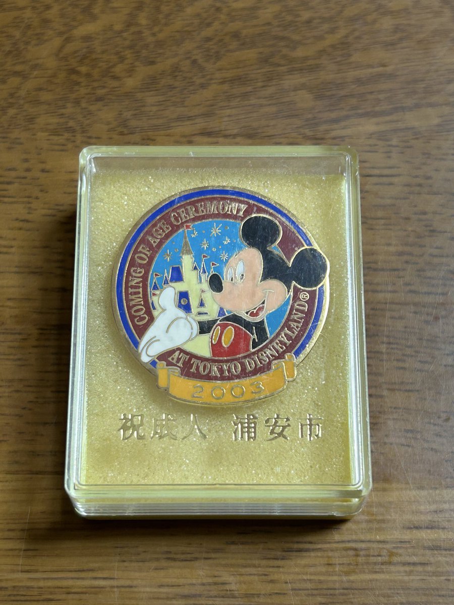 浦安市　成人式　非売品　ピンバッチ 浦安市成人式非売品ピンバッチ