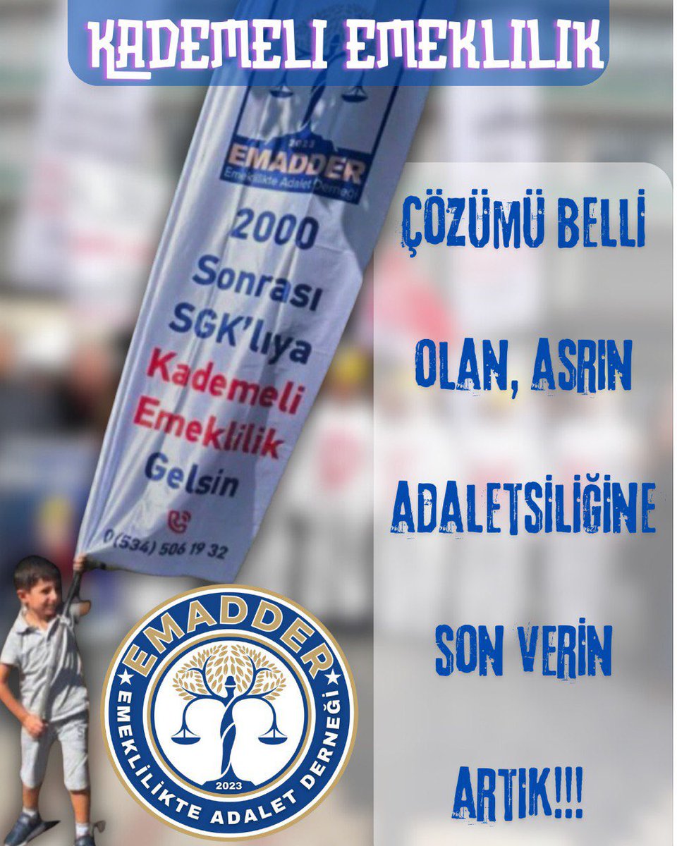 <a href="/karagozilker/">ilker karagöz</a> Günaydın İlker Bey iyi haftalar 

Alın terini peşin alıp,
hakkını “yaş dolmadı” diye ertelemek
devlet aklı değil, vicdan kaybıdır.

42 yıl çalıştırıp emekliliği mezar yaşına bağlamak ne ekonomiyle, ne adaletle açıklanır.

8 Eylül ve öncesine 38-43 yaş 
9 Eylül ve sonrasına 60-65