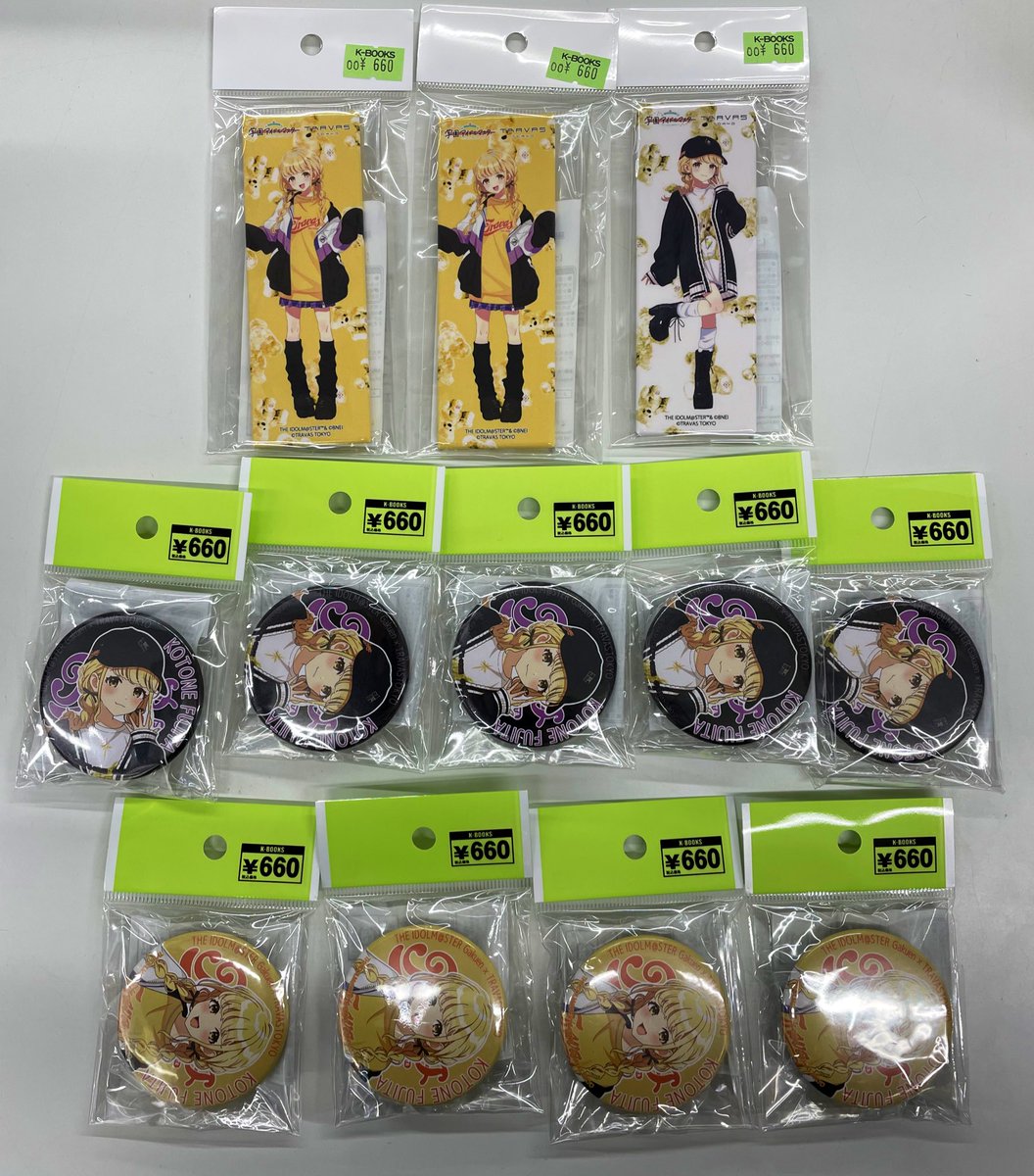 入荷情報】 学園アイドルマスター 藤田ことね×TRAVAS TOKYO 缶バッジ