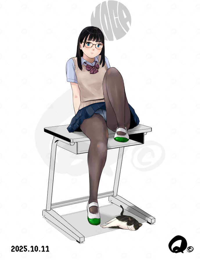 タイツ越ししか勝たん4枚 (1/1) 