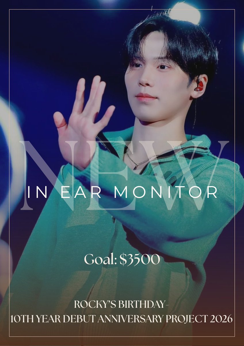 𝓕𝓻𝓸𝓶 𝓗𝓪𝓶𝓸 𝓽𝓸 𝓡𝓸𝓬𝓴𝔂

Rocky has given us 10 years of music, love, and memories.
For this special chapter,Hamo is preparing a special gift— 
A NEW IN-EAR MONITOR, 
our 2nd one for him.
Let’s do this together,Hamo~

📋 forms.gle/nY8keiBzrgrQYf…

#라키 #ROCKY #하모 #HAMO