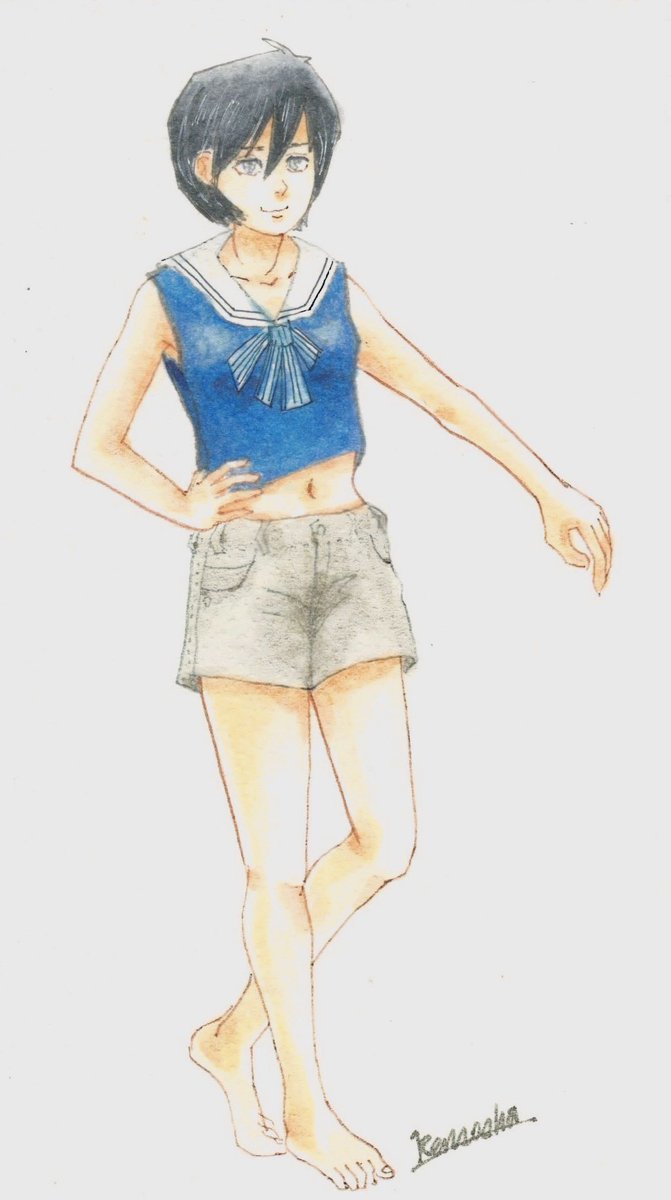 「物理スキャンしました。 完成です。」|喧噪社のイラスト