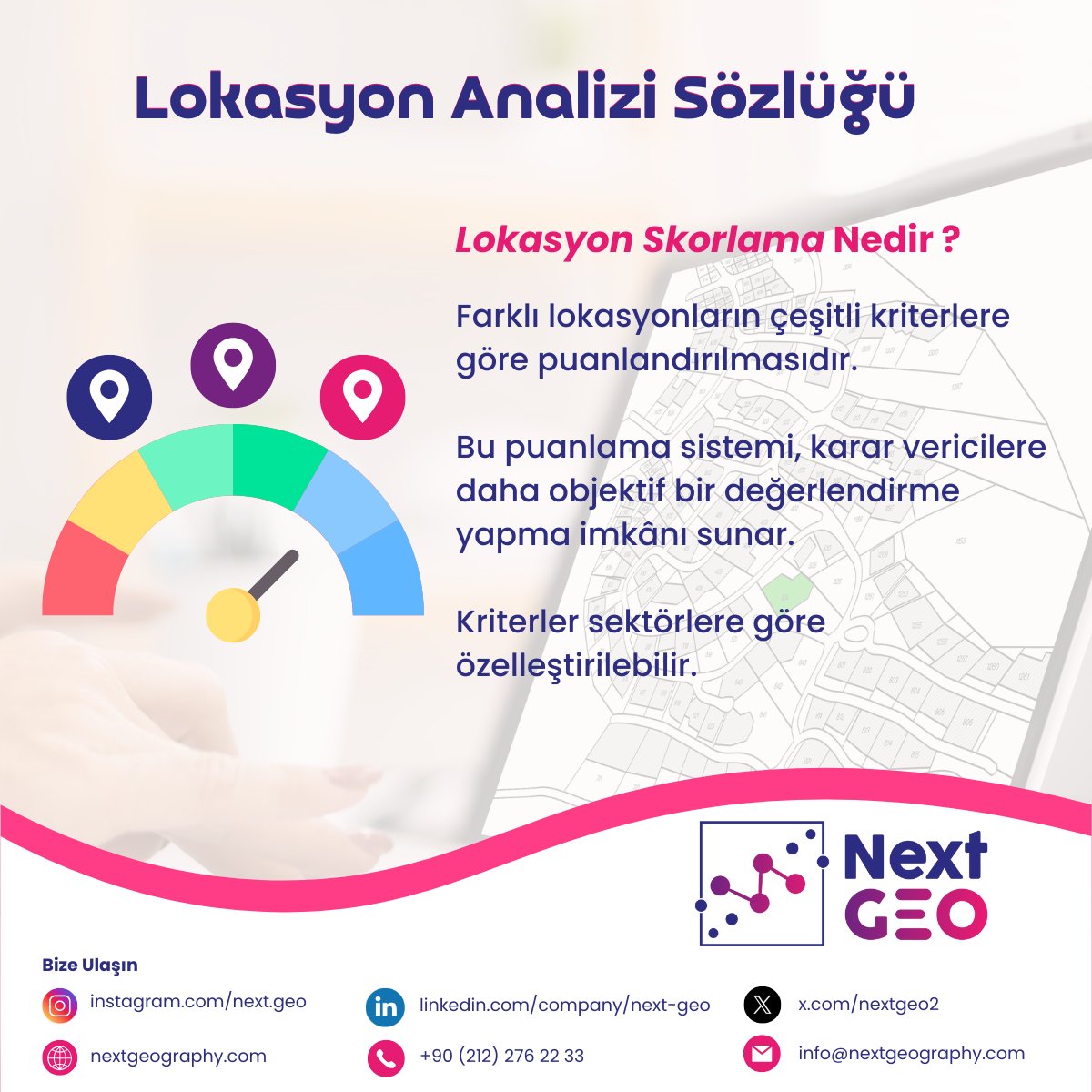 NextGeo2's tweet photo. Lokasyon Skorlama

Farklı lokasyonların çeşitli kriterlere göre puanlandırılmasıdır. Bu puanlama sistemi, karar vericilere daha objektif bir değerlendirme yapma imkânı sunar. Kriterler sektörlere göre özelleştirilebilir. https://t.co/S1PC685Vys