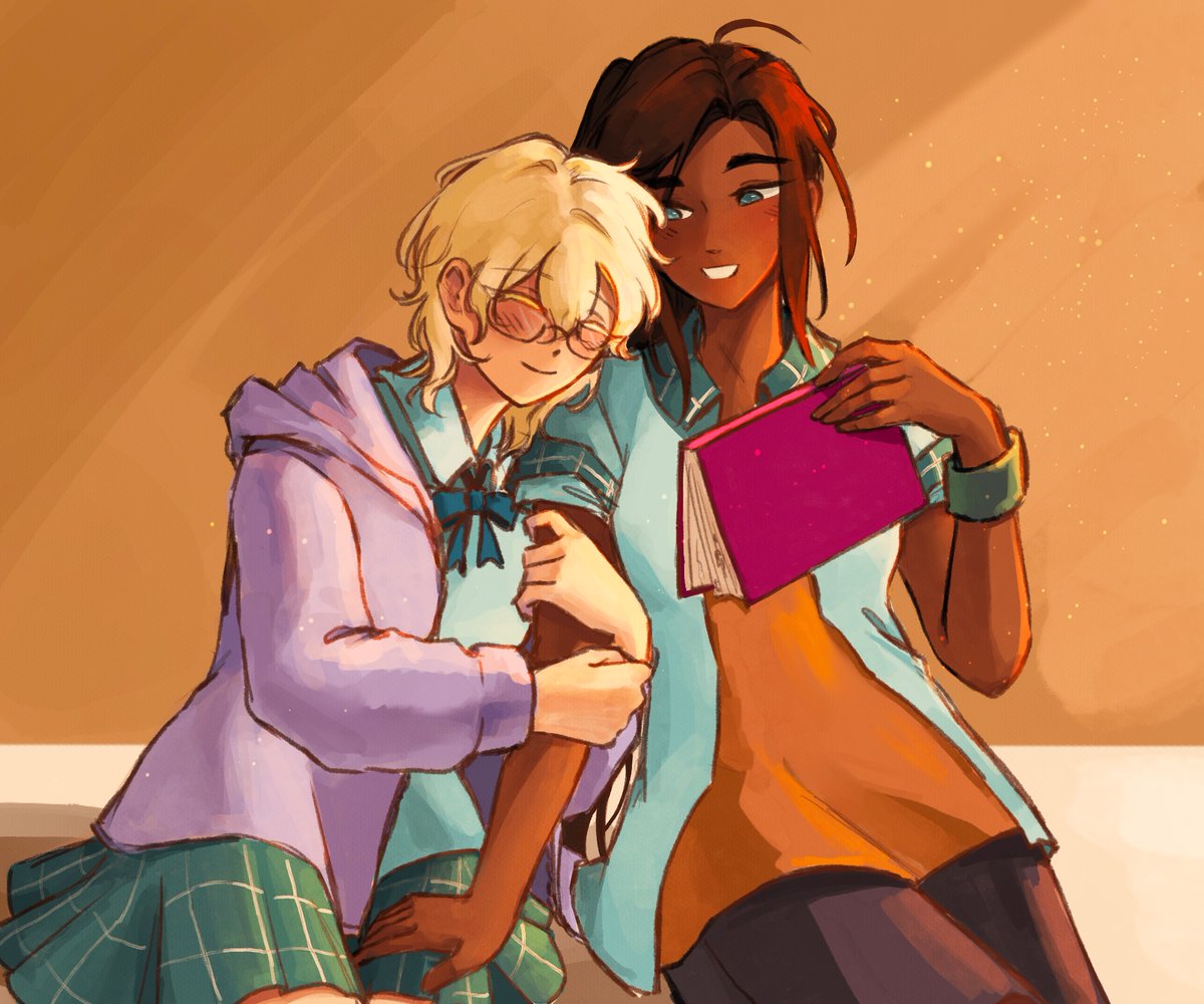 lemelonbread's tweet image. after school (luhyuri 🙂‍↕️) #alnst #hyuluka #luhyu