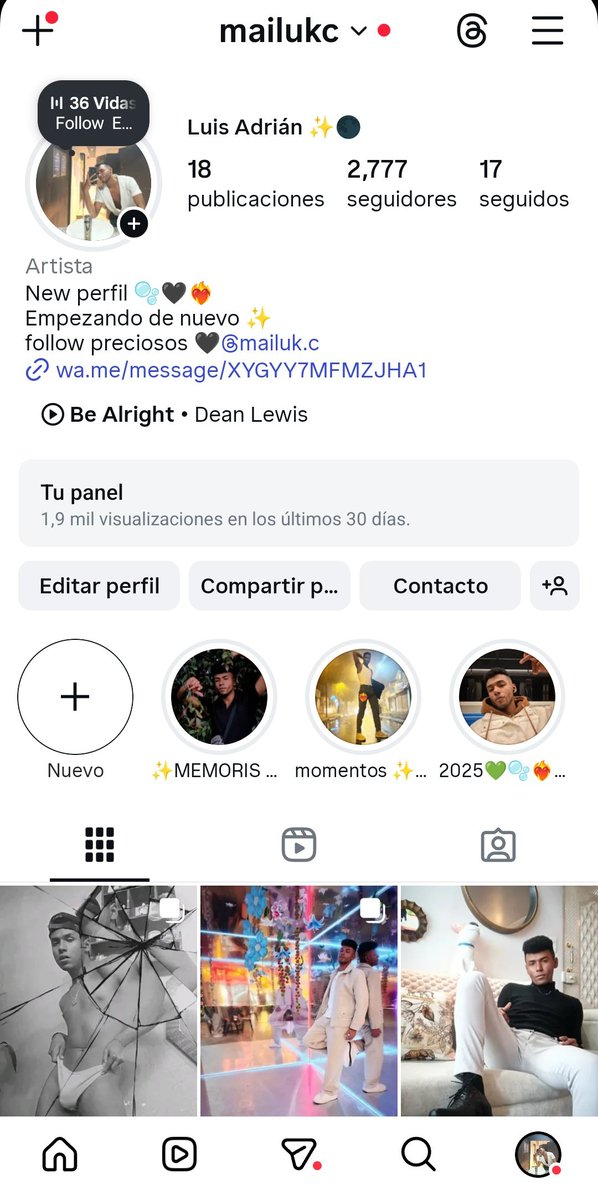 Sigan mi nueva cuenta de Instagram 🙂 
Follow 🖤instagram.com/mailukc?igsh=M…