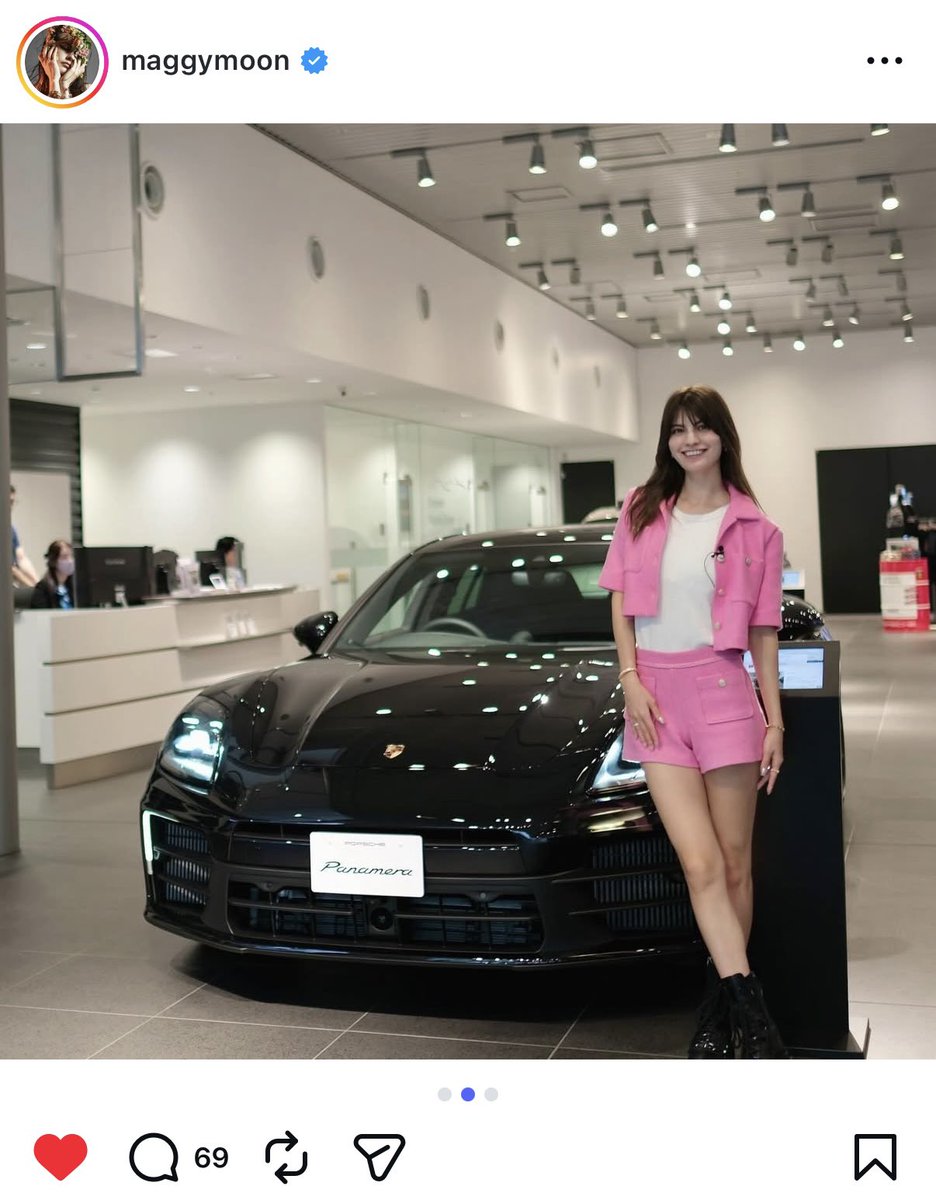 露出の多いキャンギャルなんかよりこういうのよ。
モデルはカッコ良いし、車も映える。キモおじも👋