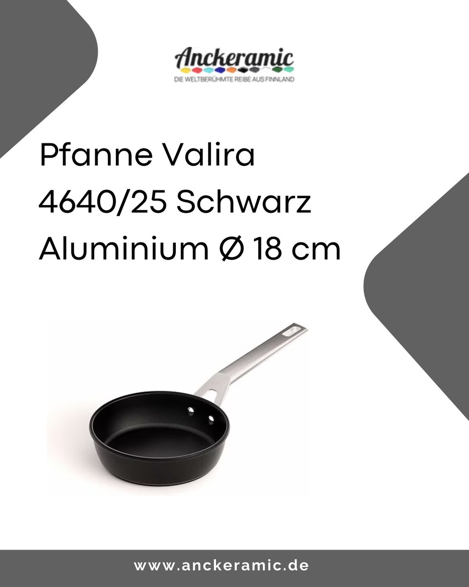 anckeramic's tweet image. Valira 4640 Aluminium Pfanne Ø18cm Schwarz |

#kochen #küche #valira #pfannenliebe #küchenhelfer #anckeramic #bratpfanne #homecooking #küchenausstattung #antihaft #germany #german 

🛒 Jetzt bestellen: anckeramic.de/product-page/p…

📦 Schnelle Lieferung | 💳 Sichere Zahlung 🚀🔒
