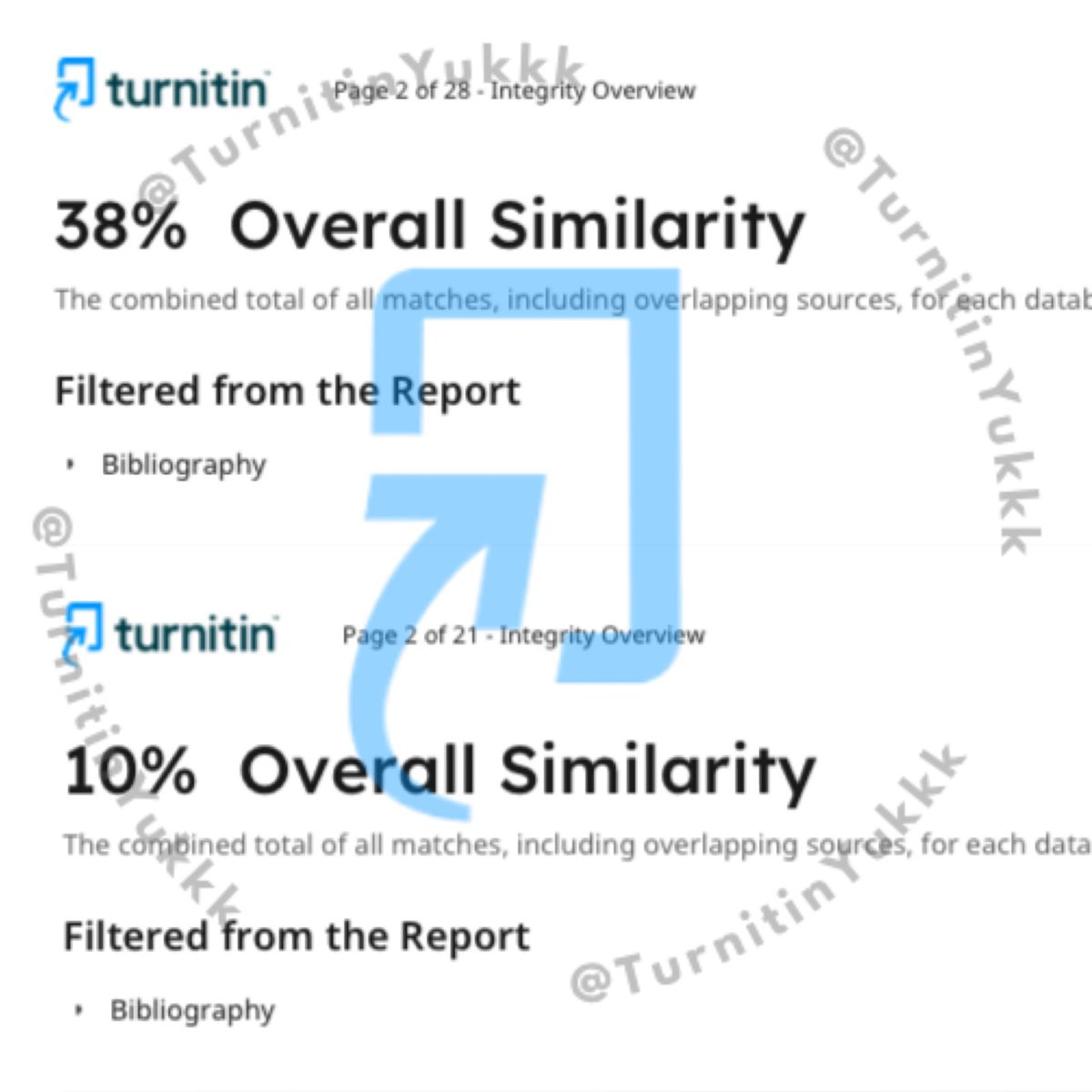 turnitinyukkk's tweet photo. Parafrase penurunan plagiasi turnitin untuk Artikel jurnal Pendidikan Agama Islam dari 38% berhasil turun ➡️ 10% sesuai req dan bonus skorr hihi thankyou kak for order!🤩🙌🏻 https://t.co/Mk5GvG6y5F