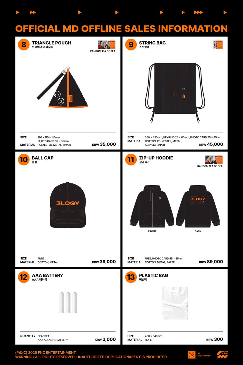 2026 CNBLUE ソウルコン '3LOGY ZIP-UP HOODIE② CNBLUE | [3LOGY] ZIP