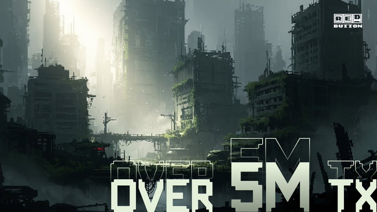 🔴 Red Button — 5M Transactions 🔴

A total of 5M transactions achieved.

Not driven by temporary traffic,
but built through sustained engagement.

Repeated plays,
returning users,
and steadily rising metrics.

The data speaks for itself.
People keep pressing. 🔴

#web3game #web3