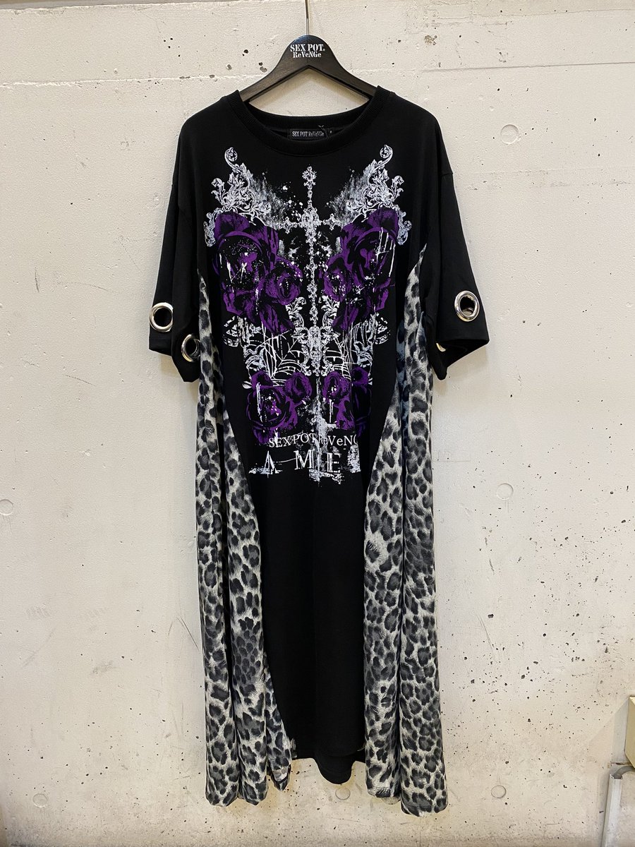 💥💥SALE💥💥 ✡AMEN JUDGMENT DESIGN LEOPARD ロング カットソー