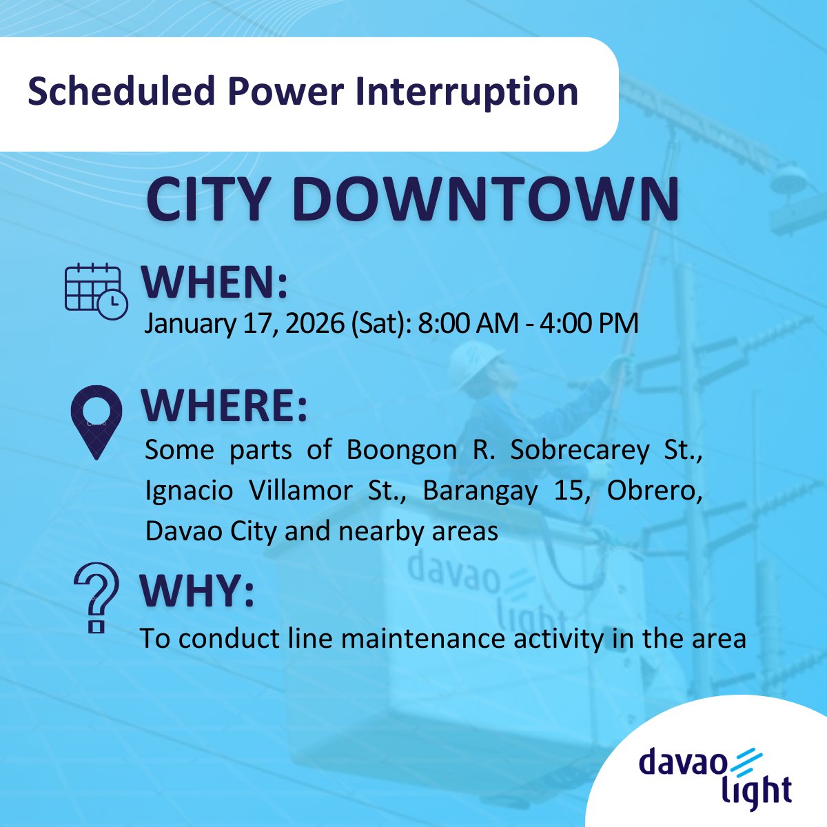 Davao Light tweet media