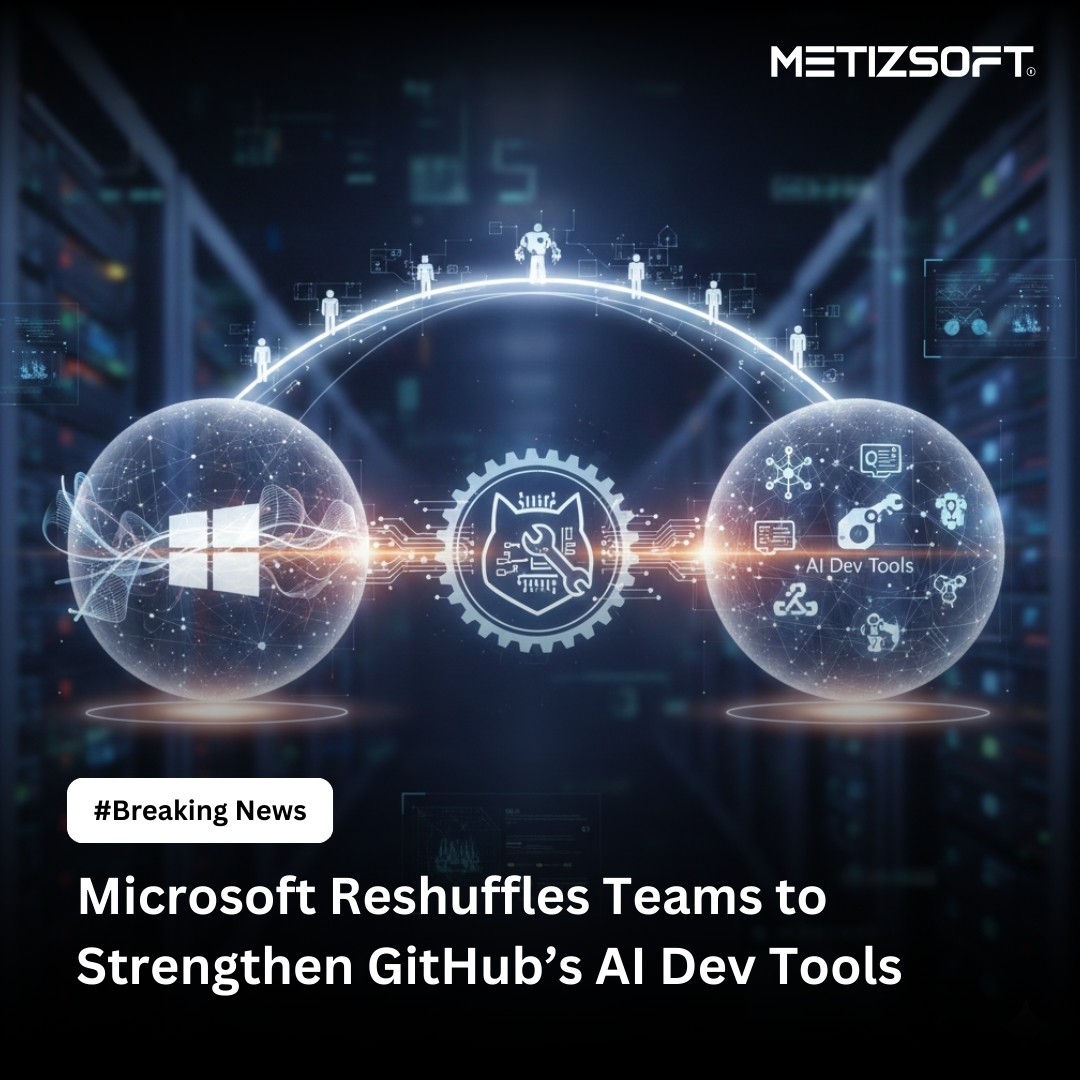 🚨 Microsoft is reshuffling teams to 𝐬𝐮𝐩𝐞𝐫𝐜𝐡𝐚𝐫𝐠𝐞 𝐆𝐢𝐭𝐇𝐮𝐛’𝐬 𝐀𝐈 𝐝𝐞𝐯 𝐭𝐨𝐨𝐥𝐬 ⚡🤖
AI-first coding is no longer optional — it’s the future of development. 🚀

#AINative #GitHub #Microsoft #AIForDevelopers