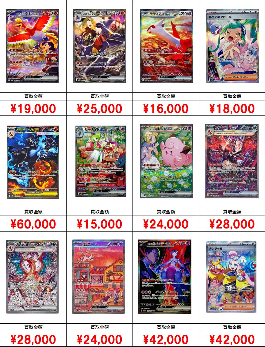 ⚡️ポケカ買取強化中⚡️】 引き続き高額ポケモン PICK UP買取
