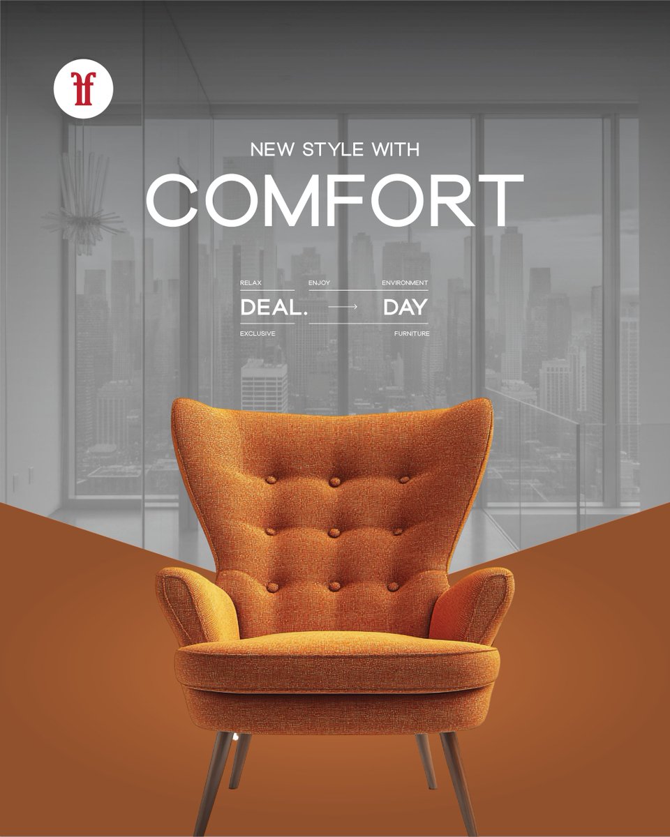 Andrewenesi's tweet image. Design that speaks comfort, modern living, and luxury, without saying a word.
Exploring bold compositions, contrast, and storytelling through furniture-focused social visuals.
#graphicdesign #visualdesign #furnituredesign #brandstorytelling