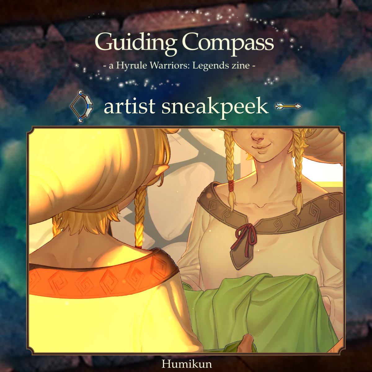 🧭CONTRIBUTOR PREVIEW🧭

From <a href="/humikun02/">文くん 02</a> is a beautifully drawn dawn of Linkle’s day! Whatever could our favourite hero get up to on this day?

Look forward to the zine release on the 21st of January!