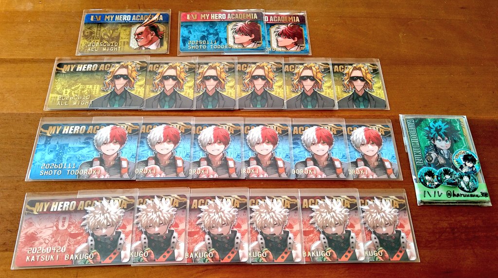 交換〉僕のヒーローアカデミア ヒロアカ バースデイコレクションカード