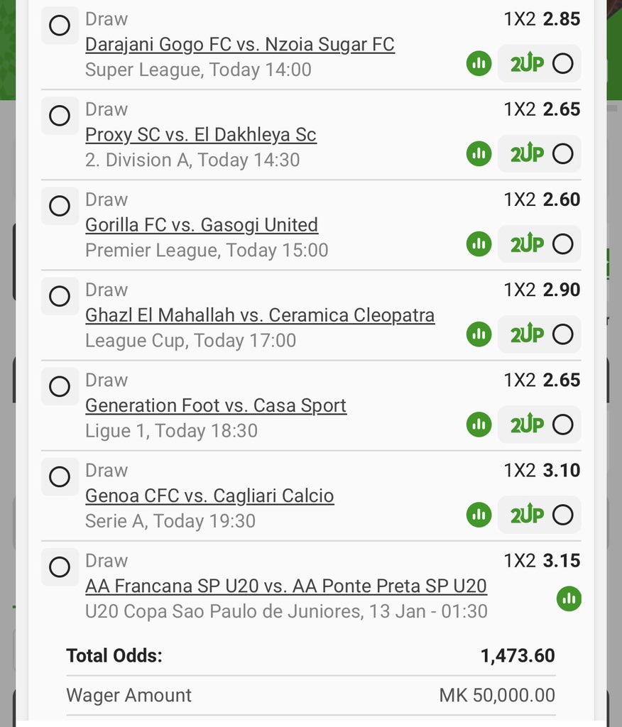 vah_valenciah's tweet image. BW31ADCD79 - 6 FT X 👉811 ODDS

BW31AD4D21 - 7 FT X 👉1,473 ODDS

#BetwayCode
 #BetwayCode