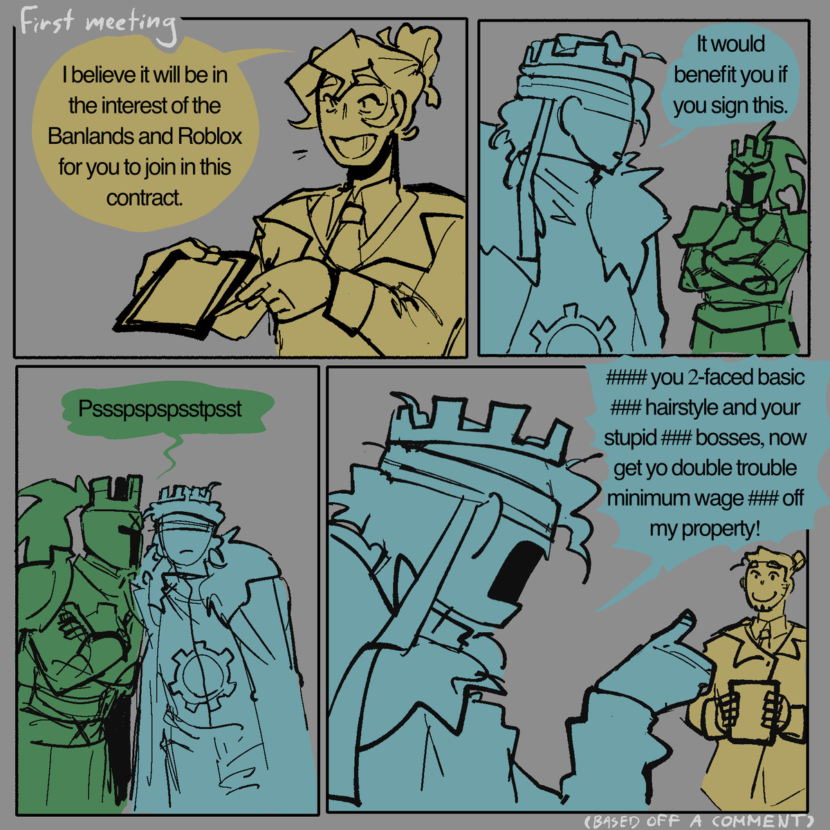 Maybemeidk29121's tweet photo. Fuck it, have these as well. The comics aren’t connected, more like to show off some personality

#robloxau #roblox #robloxart https://t.co/REvqOoZ0qJ