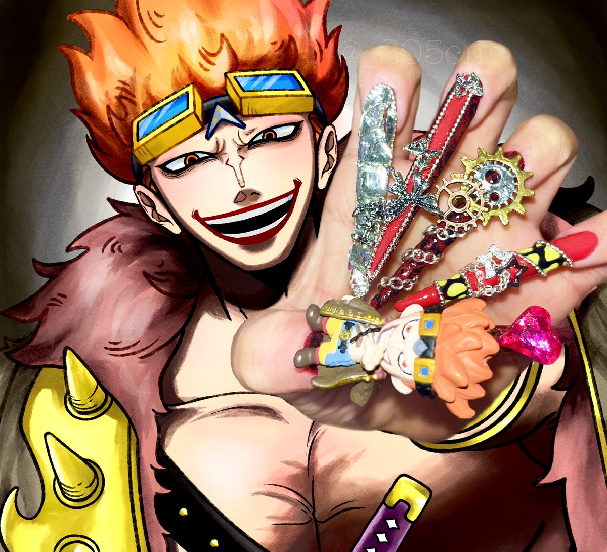 ネイル変えた(՞o̴̶̷̤  ̫ o̴̶̷̤՞)🎶💅🏻