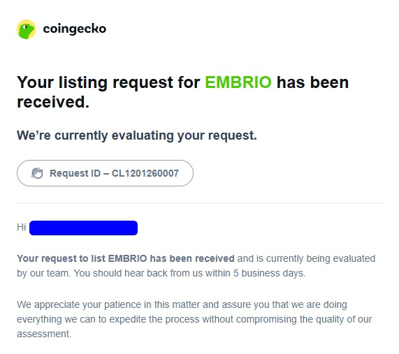 growthembrio's tweet photo. $EMBRIO is now under review for listing on CoinGecko! 🦎
#EMBRIO #Solana #memecoin #Crypto #cryptocurrency #memecoin100x #pumpfun #DeFi #Dexscreener https://t.co/HZcryAiBfD