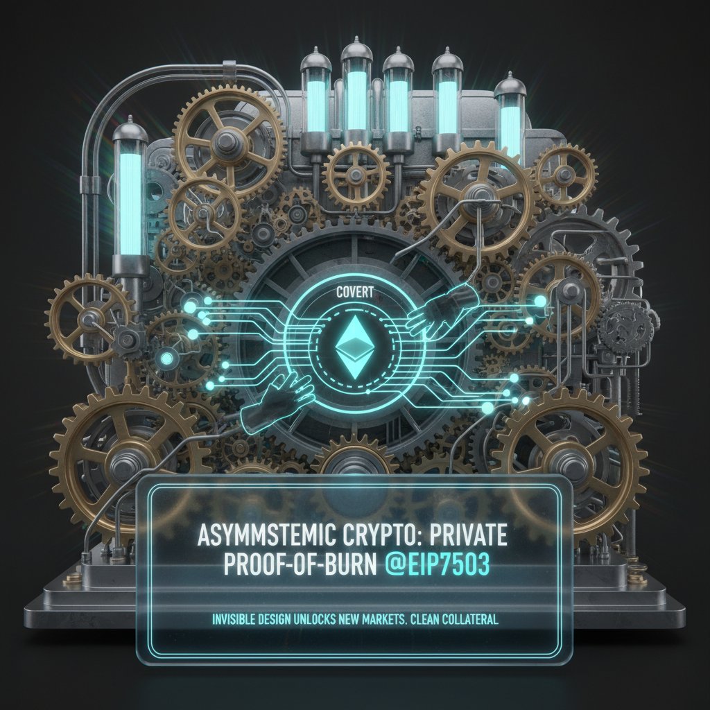 Unpopular view while attention is elsewhere: the most asymmetric bet in  crypto right now is protocol‑native privacy that looks like nothing at all.  @EIP7503 is the first design where the “tell” disappears,