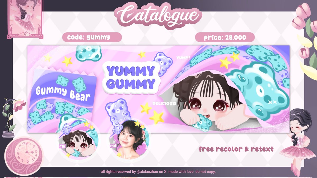 xixiaozhan's tweet image. 𐙚🩰Help repost, thank youᵎᵎ૮˃‌֊ ˂‌ აྀི𓋭

👑⊹ Hii, aku sudah OPTIP alias Open Titipan untuk 2️⃣ katalog di bawah ini, 🌹 Roses dan 🧸 Gummy。Ayoo ikut sebelum ketinggalanᵎᵎ˖𓍢ִ໋🦢˚𖥔 ݁˖

🗝️ #zonauang 🜲⊹