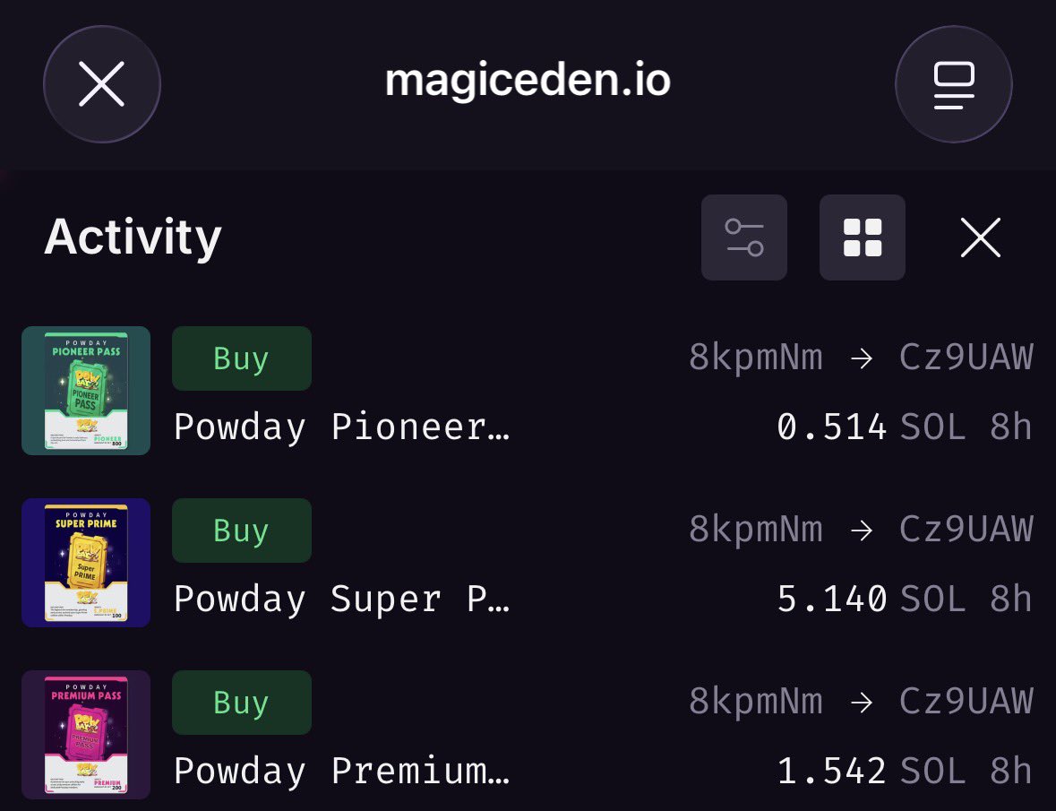 PowdayOfficial's tweet photo. 🔥 10K$ RACE IS ON
Another contender is already geared up to join the $10k leaderboard race.

Owning all three types of Pass gives players a significant advantage.

Are you feeling excited yet?
——
🔥 Powday Airdrop Grind Event is LIVE!
Join now 👉 https://t.co/X1wDtdlNqi

Want early $EVA + exclusive NFT Passes?
Just hop in, complete simple daily tasks, and start grinding Points.

🎮Powday Farm on @solana
PLAY HARD. EARN SMART

#Powday #Web3Gaming #Solana #P2E #GameFi #airdrop