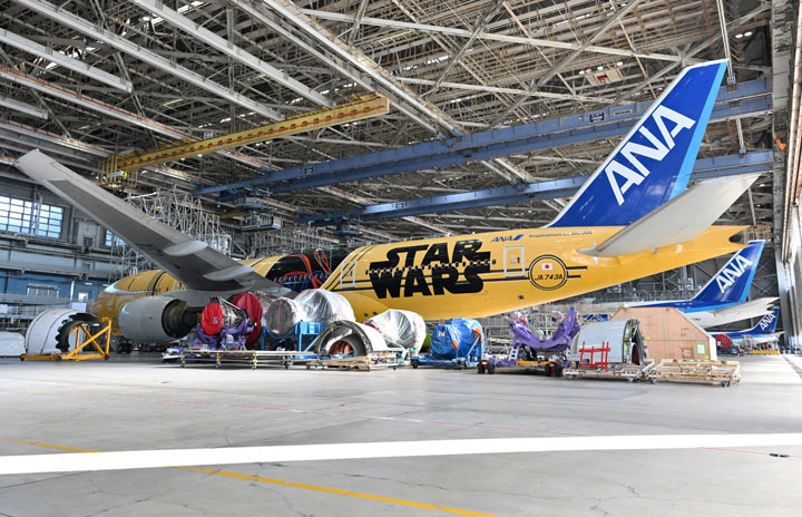Aviation Wire最新ニュース】 ANA C-3POジェット、整備発生で出発延期