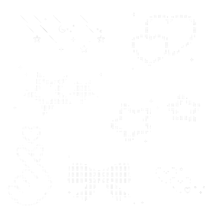 透過素材 スタンプ ハート リボン 星 キラキラ

アスキーアート各種その2