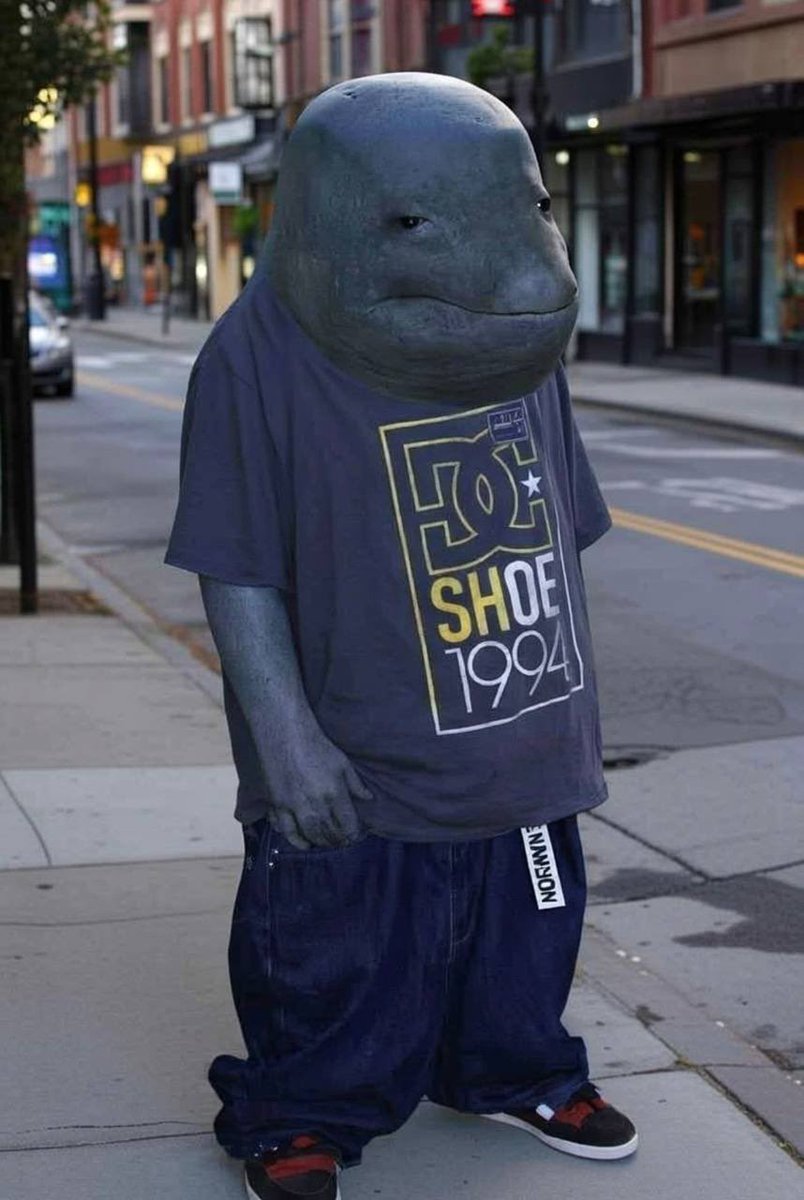 We outside