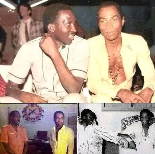 Fela Kuti of Nigeria 🇳🇬 met Thomas Sankara of Burkina Faso 🇧🇫 after hearing stories in Europe about his honesty. They quickly became close friends.

Do not underestimate the power of integrity.