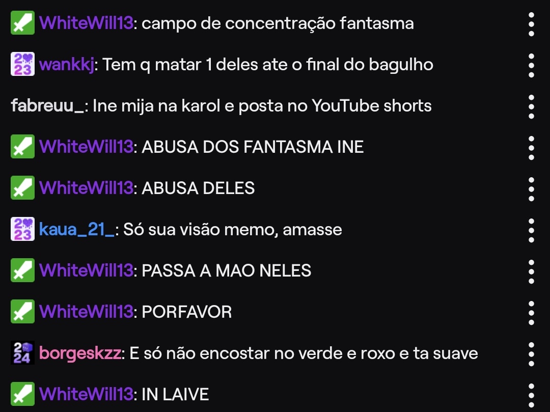 liapocaIipse's tweet photo. gente não é possível uma coisa dessas

eu achei o ine super querido mas é inconcebível, como pode um MOD fazendo piadas sobre 4BUS4R os fantasminhas e incitando o chat a floodar sobre isso.

e o pior, o ine NÃO REPREENDEU O MODERADOR!

um absurdo. espero que esse chat melhore pqp https://t.co/ddyZruyoGo