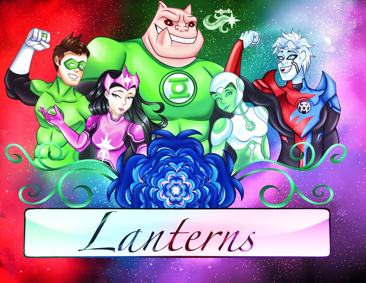 CorlyColor's tweet image. El resultado, quiero esto en un suéter o blusa  
#haljordan #kilowog #dc #dccomics #greenlanterntheanimatedseries #gltas #razer #aya #razaya #GreenLantern #StarSapphire #CarolFerris