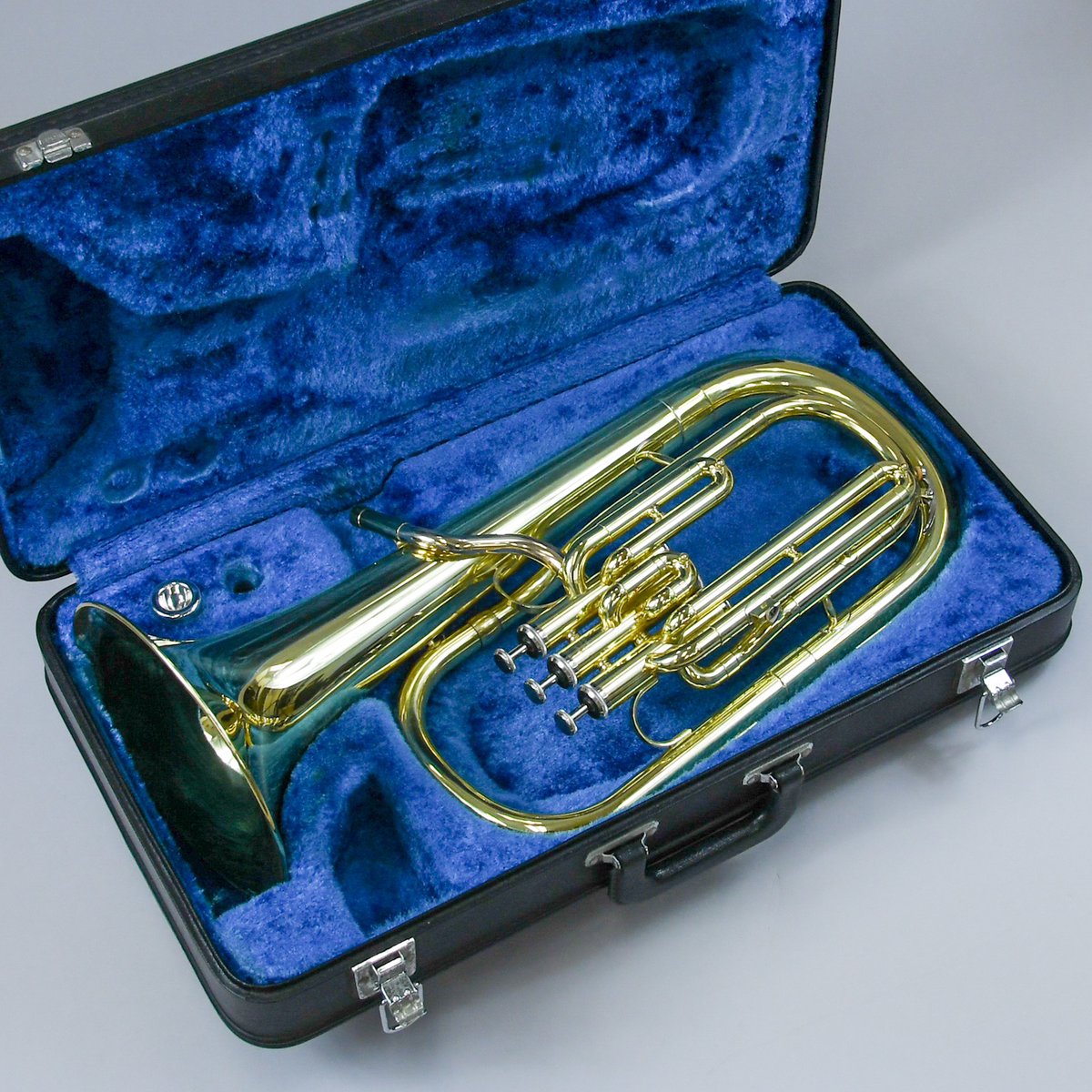 中古楽器情報】 ヤマハのアルトホルン『YAH202』の調整が完了しました