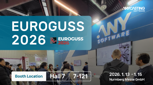 AnycastingSW's tweet photo. We’re ready for EUROGUSS 2026.
Tomorrow, AnyCasting Software officially opens its booth at EUROGUSS 2026.
Join us to explore how AnyCasting v7.0 delivers more accurate, more realistic, and more productive casting simulation.
📍 Hall 7 | Booth 121 https://t.co/Ul6VBGLzem