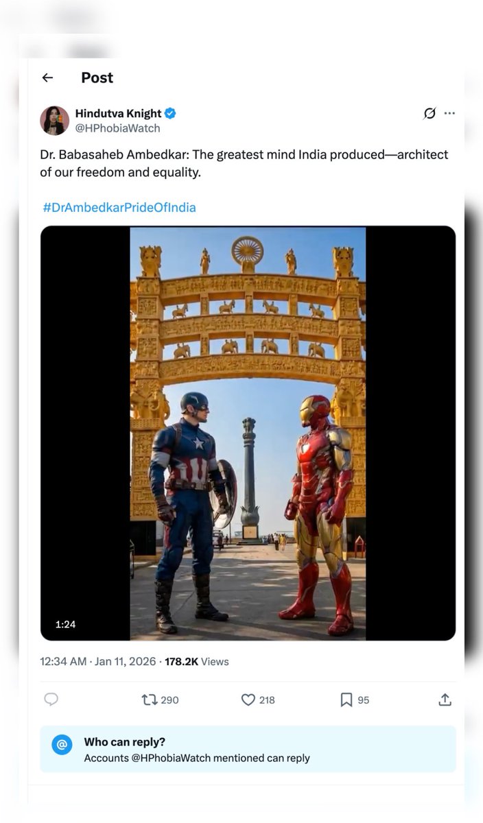 DrNimoYadav's tweet image. He is Chandan Lodha, also known as Hindutva Knight.

Chandan was born into a Lodhi Rajput family in Bihar.

His mother is a Lodhi Rajput, and his father is Dalit.

When Chandan was kid, his father went to Delhi for work and never came back.

News spread in the village that his…