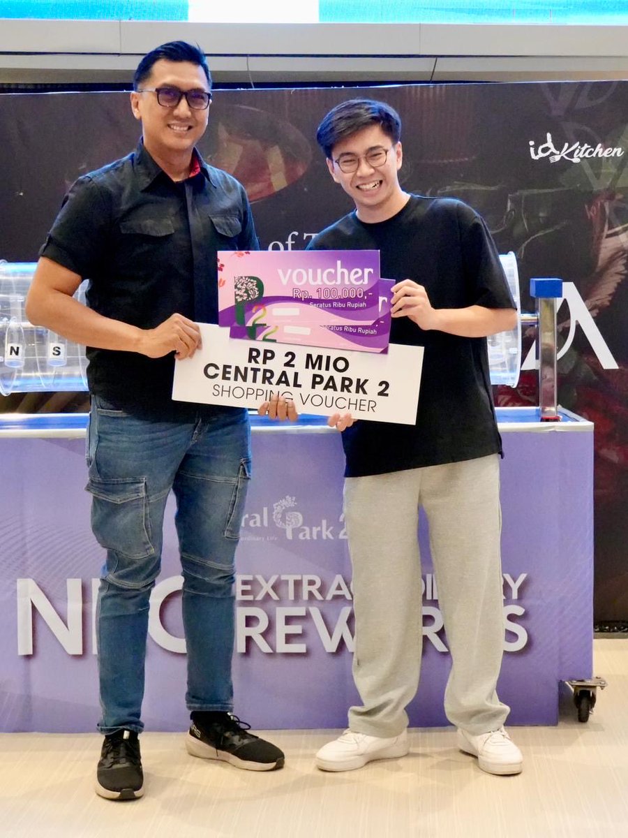 WINNER RECAPS – Neo Extraordinary Rewards IX 

Congratulations to all our lucky winners! Thank you for being part of Neo Extraordinary Rewards IX. Enjoy your amazing prizes and stay tuned for more exciting rewards ahead ✨

#CentralParkMall2 #NeoExtraordinaryRewards