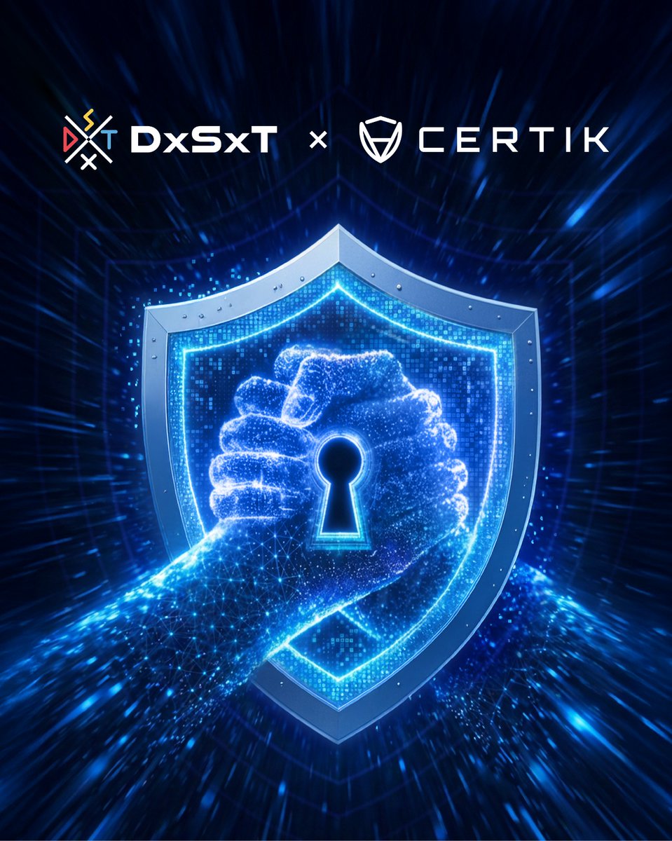 🚨 OFFICIAL ANNOUNCEMENT: A Historic Step for DxSxT Network! 🚨

Security is not an afterthought — it is our absolute foundation. 🧱

Today, we are proud to announce that we are partnering with CertiK — the World’s Largest Blockchain Security Auditor! 🛡️🤝

This marks a historic