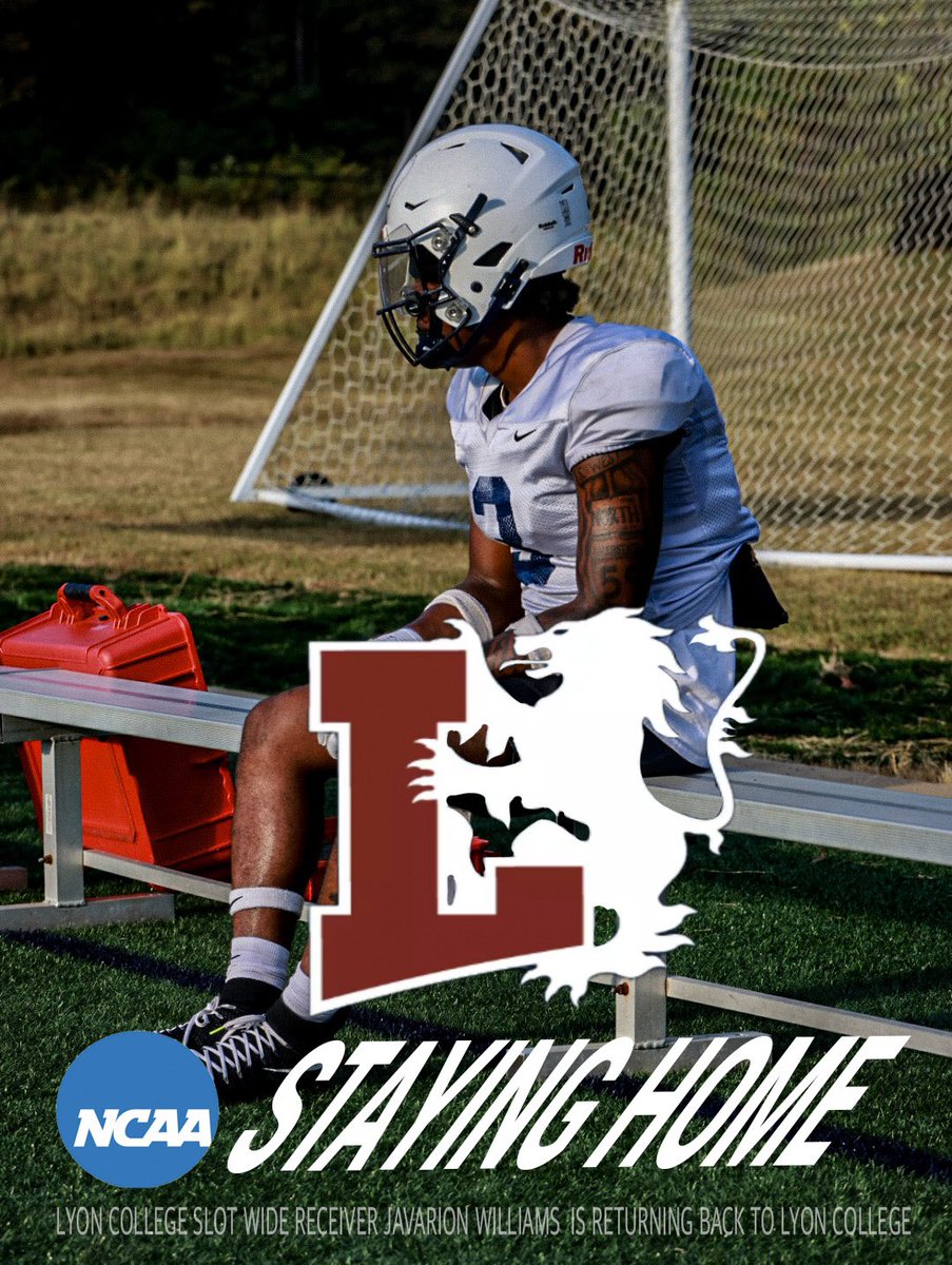 The transfer portal didn’t go like I wanted to, so I will be returning back to Lyon college and this is my final decision thank you coaches for your time and effort #godplan #AGTG