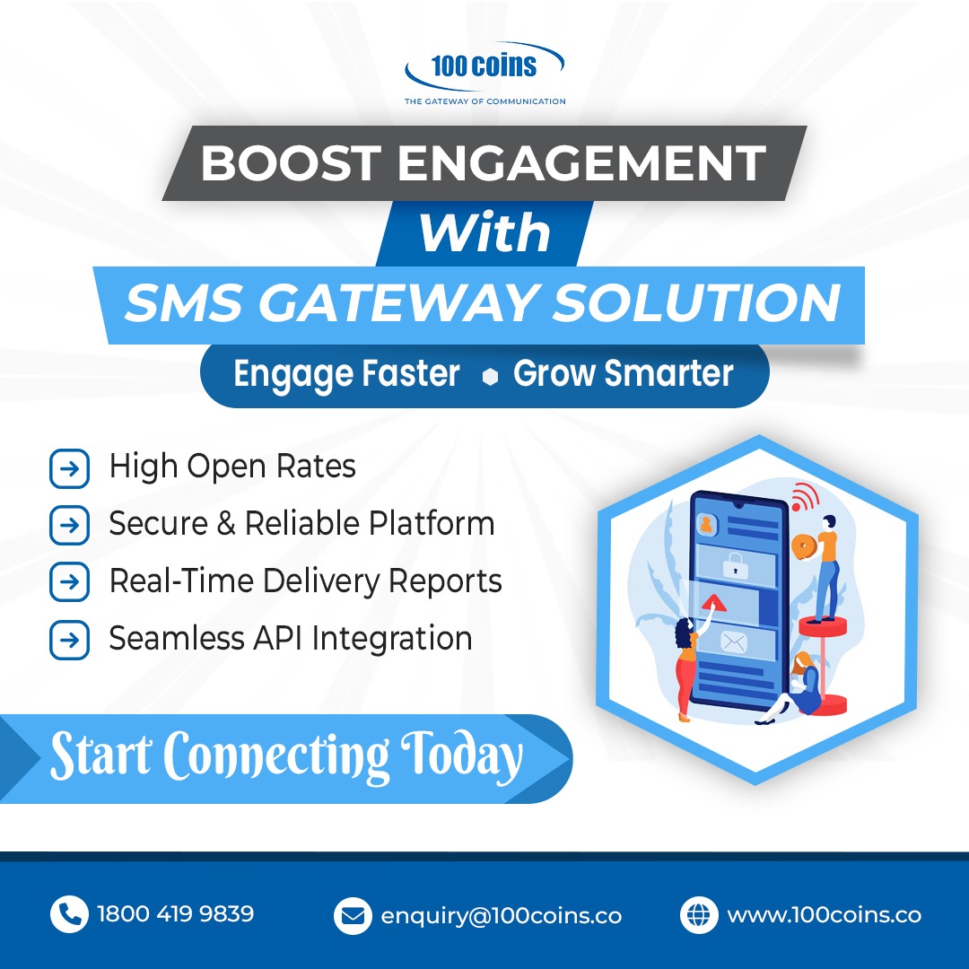 AditekSystemsPL's tweet photo. Boost Engagement with SMS Gateway Solution
High-Open Rates | Secure & Reliable Platform | Real-Time Delivery Reports
For details,call- 18004199839 or mail us-enquiry@100coins.co
#AditekSystemsPrivateLimited #100Coins #SMSGateway #MessagingSolution #smsmarketing #Businessgrowth https://t.co/L2Dz5lIQJR