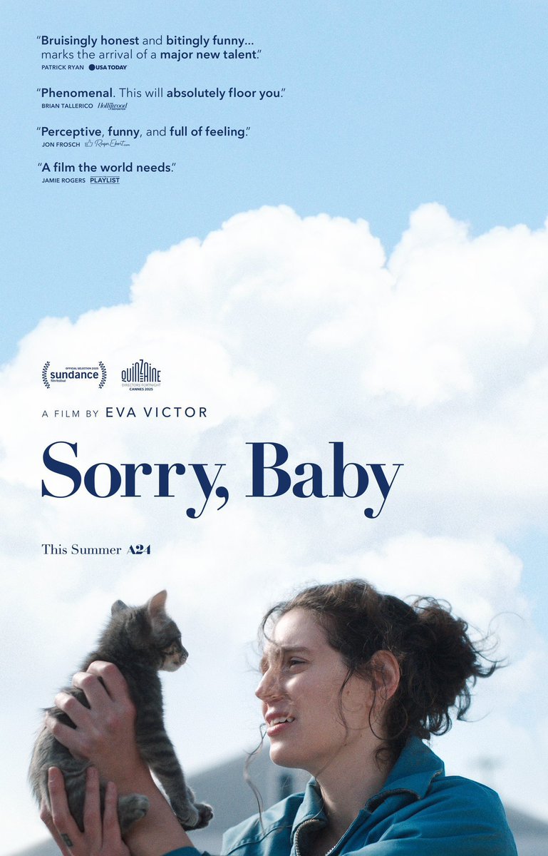 FilmUpdates's tweet image. Julia Roberts shouts out Eva Victor’s ‘SORRY, BABY’ at the #GoldenGlobes 

“Eva Victor, who is my hero. If you have not seen it. See it.”