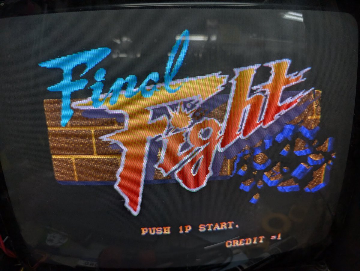 アーケード基盤 ファイナルファイト 今日もアーケード基板色々お持ち頂いております！こちらはカプコンの超