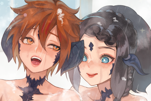 warrior_of_light_(ff14) 「シャワワ」|ぐらむし@えびのイラスト